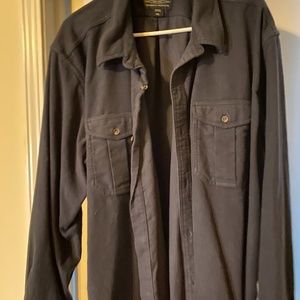 Filson Mens Moleskin Seattle Shirt Navy